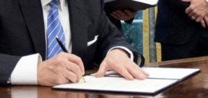 Trump signing executive order